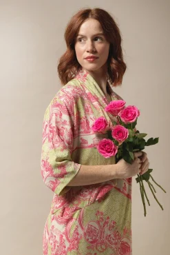 Ancient Columns Olive Rachel Dress