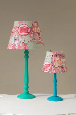 Ancient Columns Pink 8" Tapered Lampshade