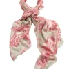 Ancient Columns Pink Scarf