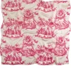 Ancient Columns Pink Silk Scarf