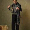 Bird Ink Wool Scarf