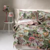 Eccentric Blooms Putty Bedspread