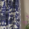 Giant Willow Blue Linen Panel