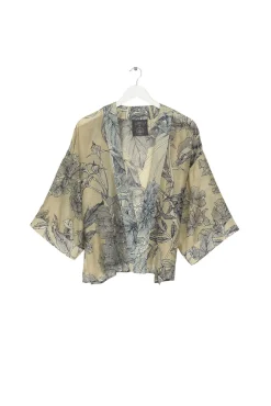 Kew Etched Floral Stone Kimono