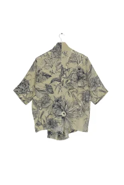 Kew Etched Floral Stone Rachel Top