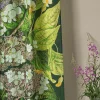 Kew Hydrangea Lime Linen Panel