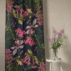 Kew Magnolia Blue Linen Panel
