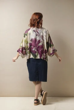 Kew Protea Stone Kimono