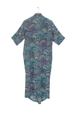 Marbled Blue Rachel Dress