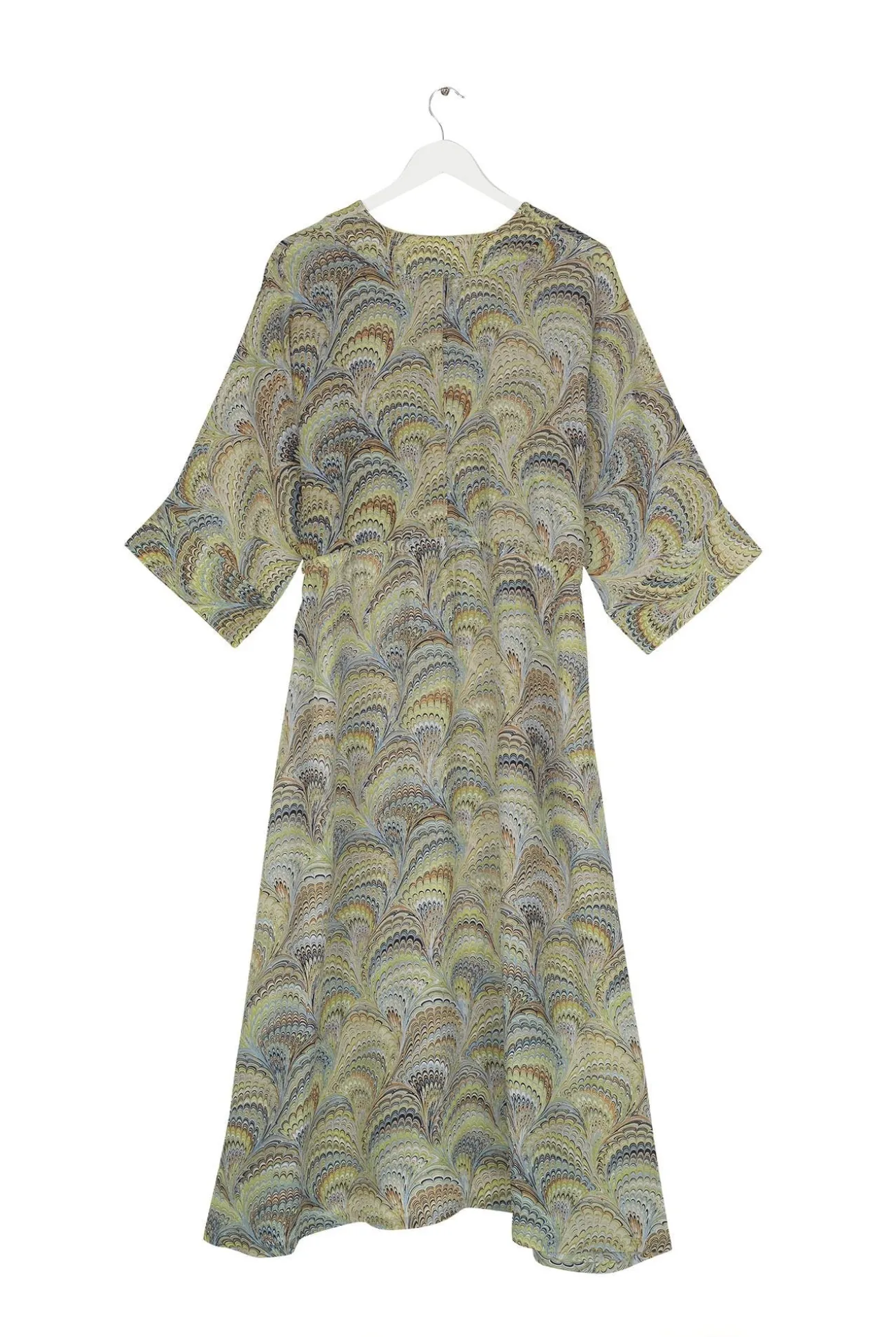 Marbled Green Abbi Dress