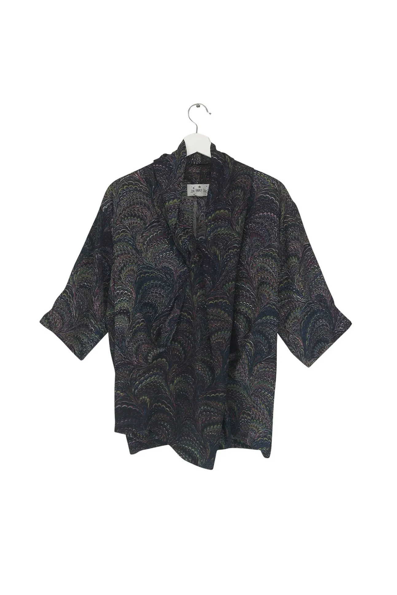 Marbled Indigo Rachel Top