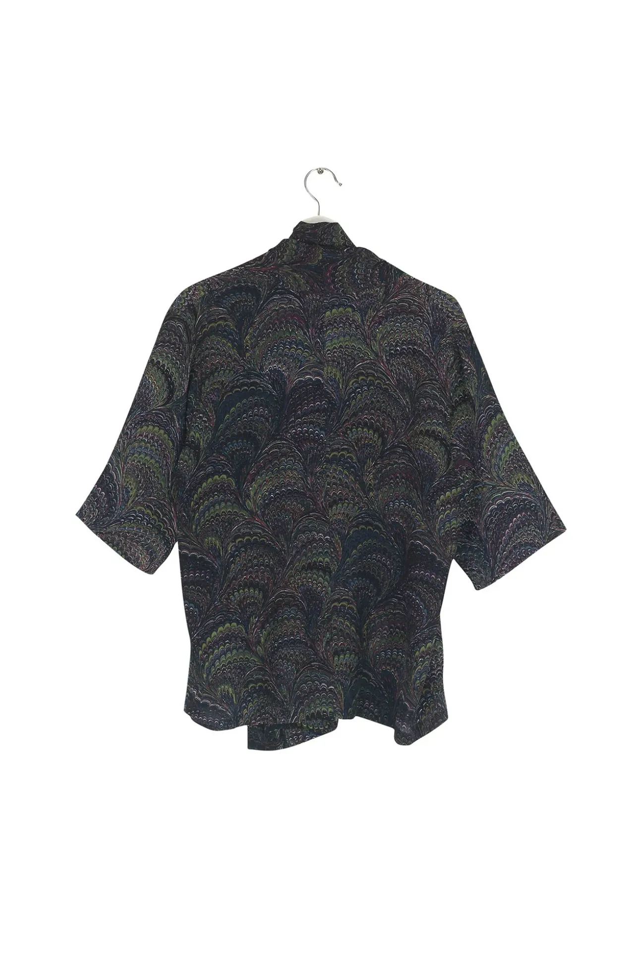 Marbled Indigo Rachel Top