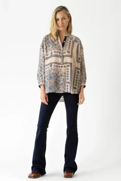 Mehndi Blue Darcy Shirt