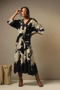 Stork Black Abbi Dress