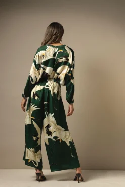 Stork Forest Palazzo Pant