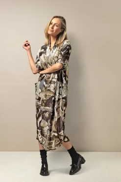 Sunburst Grey Rachel Dress