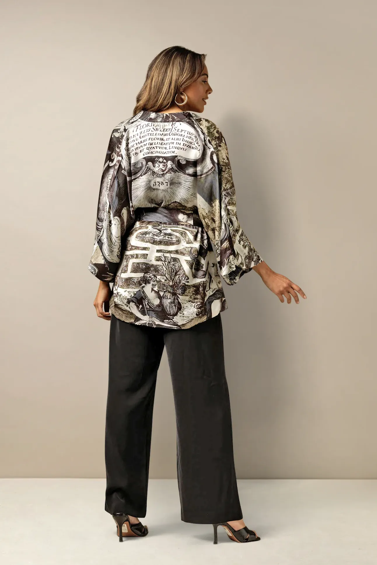 Sunburst Grey Wrap Jacket