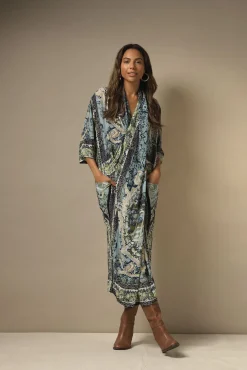 Tapestry Sea Blue Rachel Dress