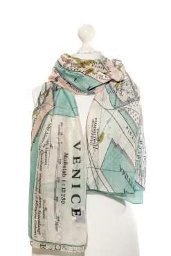 Venice Map Scarf