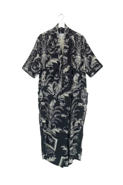 Vintage Damask Black Rachel Dress